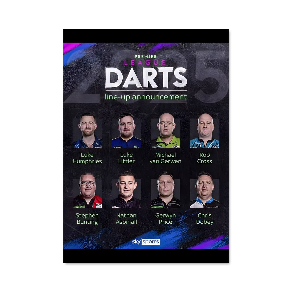 Poster Team Darts Legends